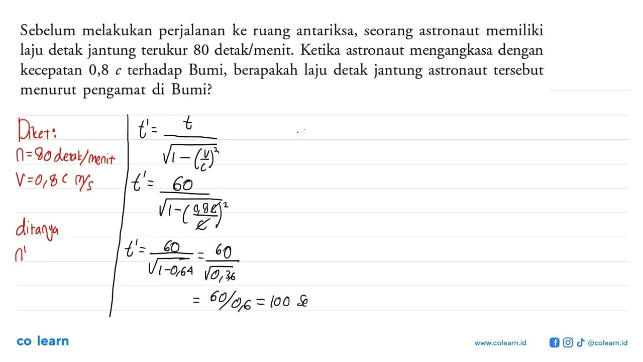 Sebelum melakukan perjalanan ke ruang antariksa, seorang