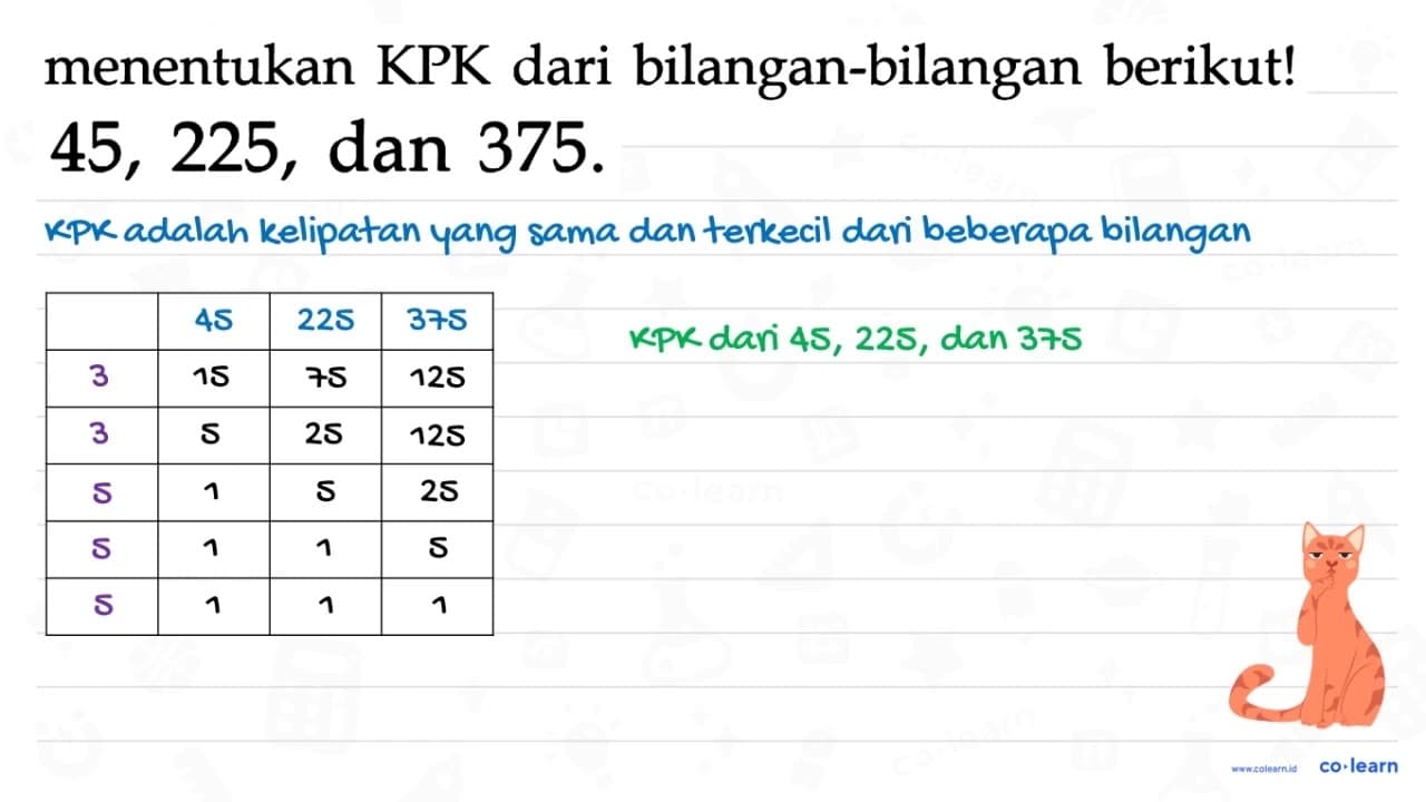 45,225, dan 375