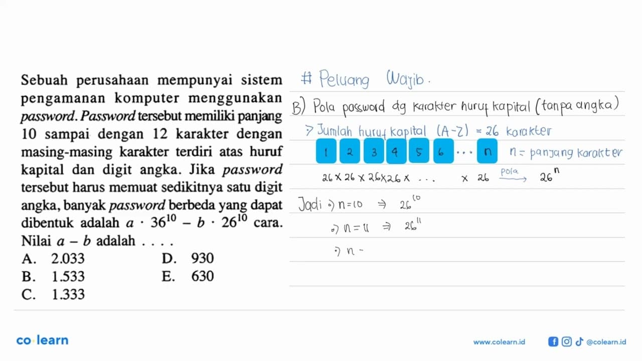 Sebuah perusahaan mempunyai sistem pengamanan komputer