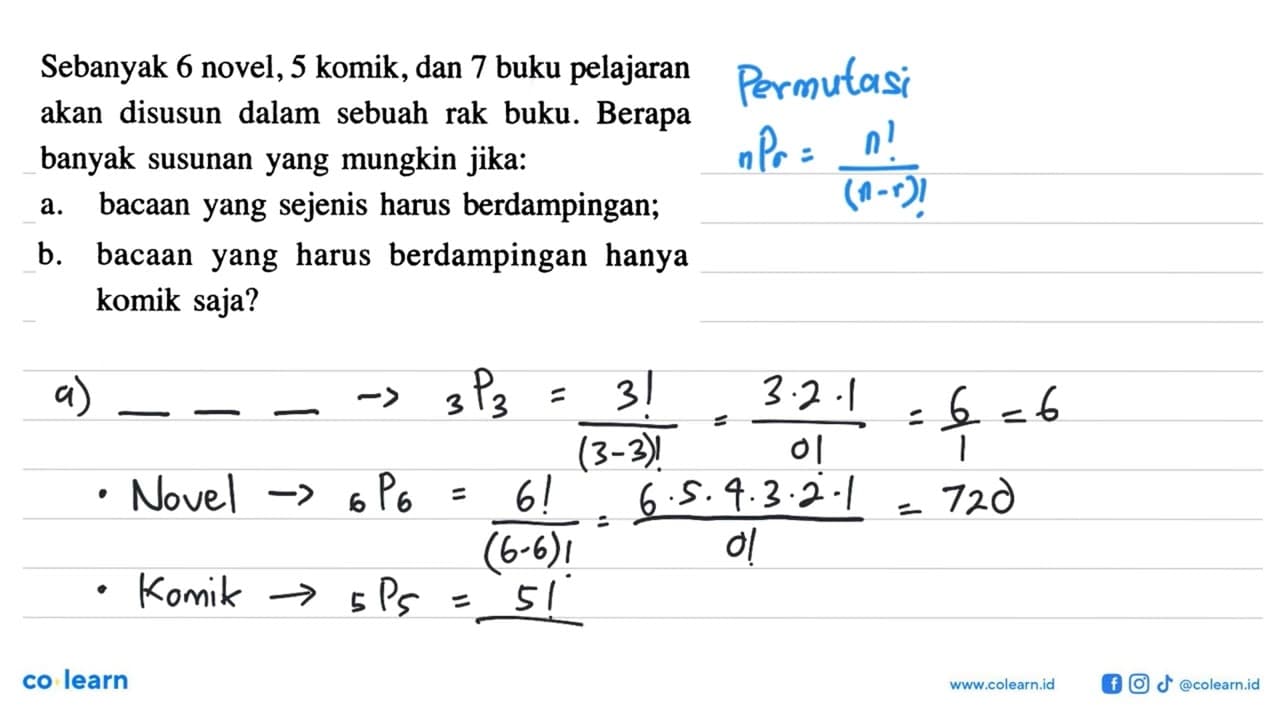 Sebanyak 6 novel, 5 komik, dan 7 buku pelajaran akan