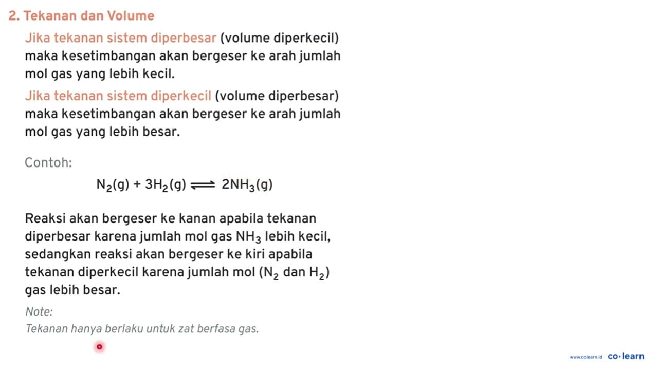 Diketahui reaksi kesetimbangan: Fe_(2) O3)(s)+3 CO(g) <-->