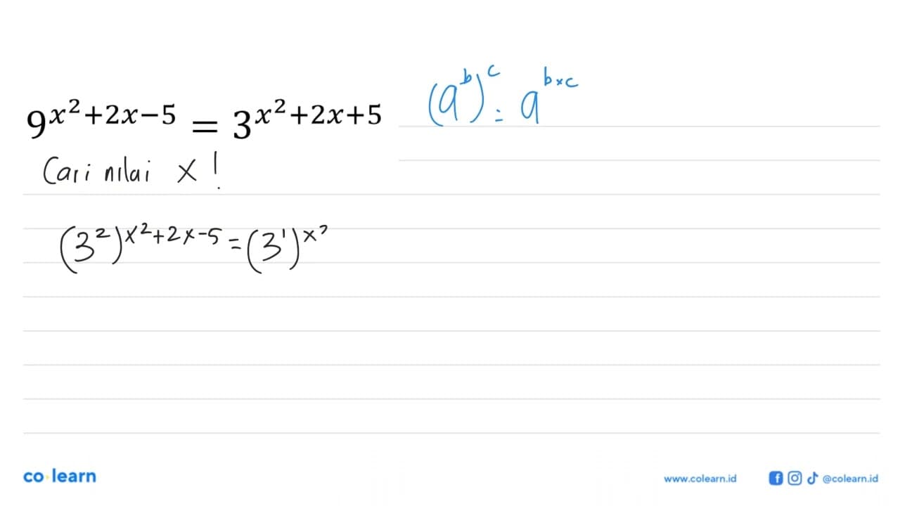 9^(x^2+2x-5)=3^(x^2+2x+5)