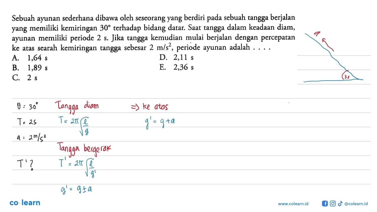 Sebuah ayunan sederhana dibawa oleh seseorang yang berdiri