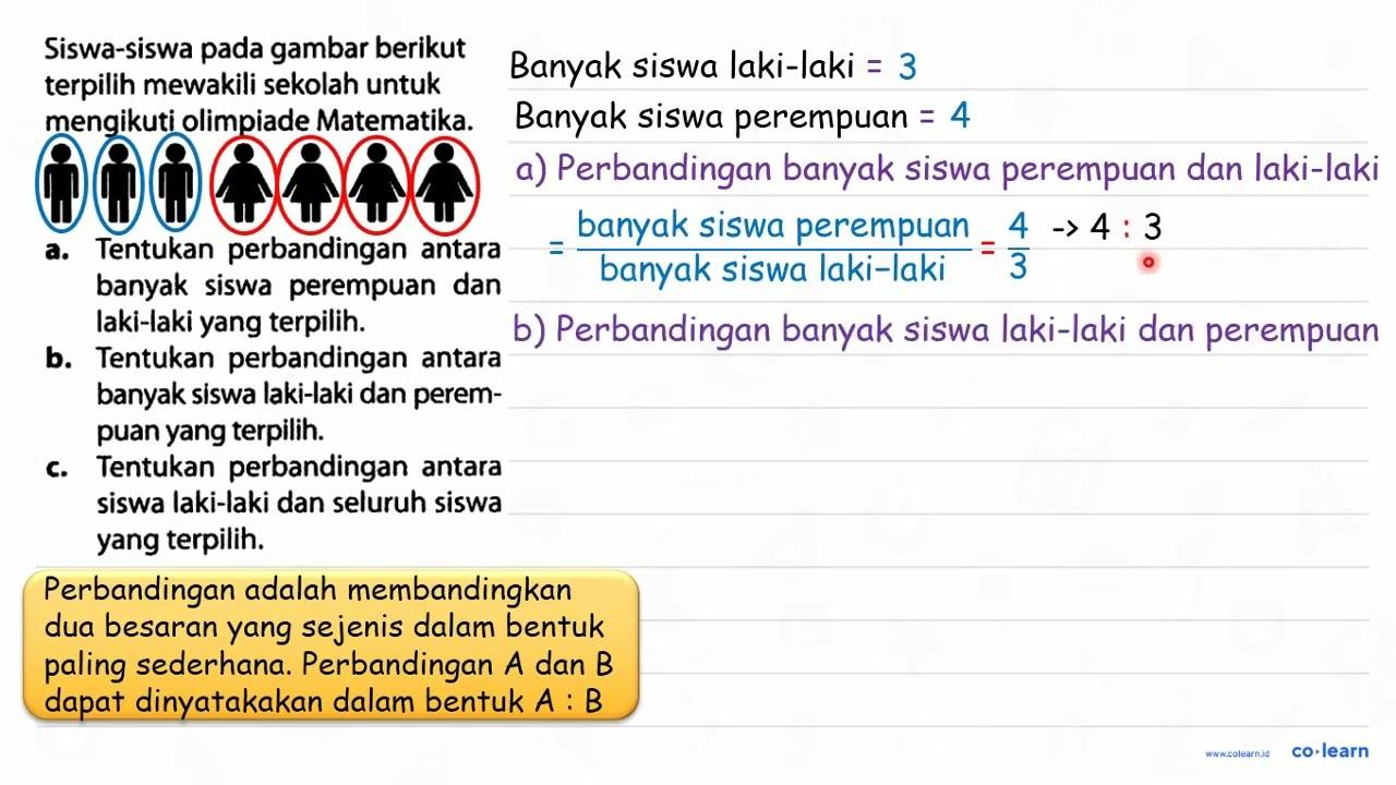 Siswa-siswa pada gambar berikut terpilih mewakili sekolah