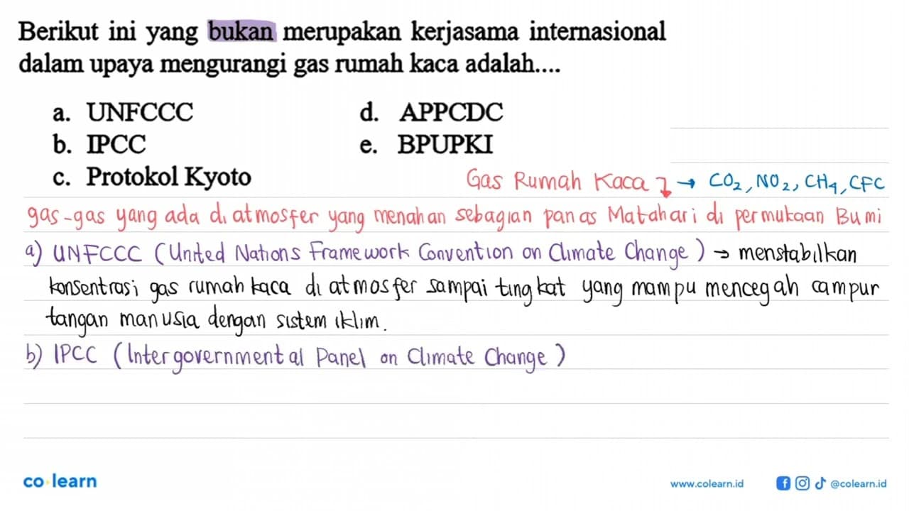 Berikut ini yang bukan merupakan kerjasama internasional