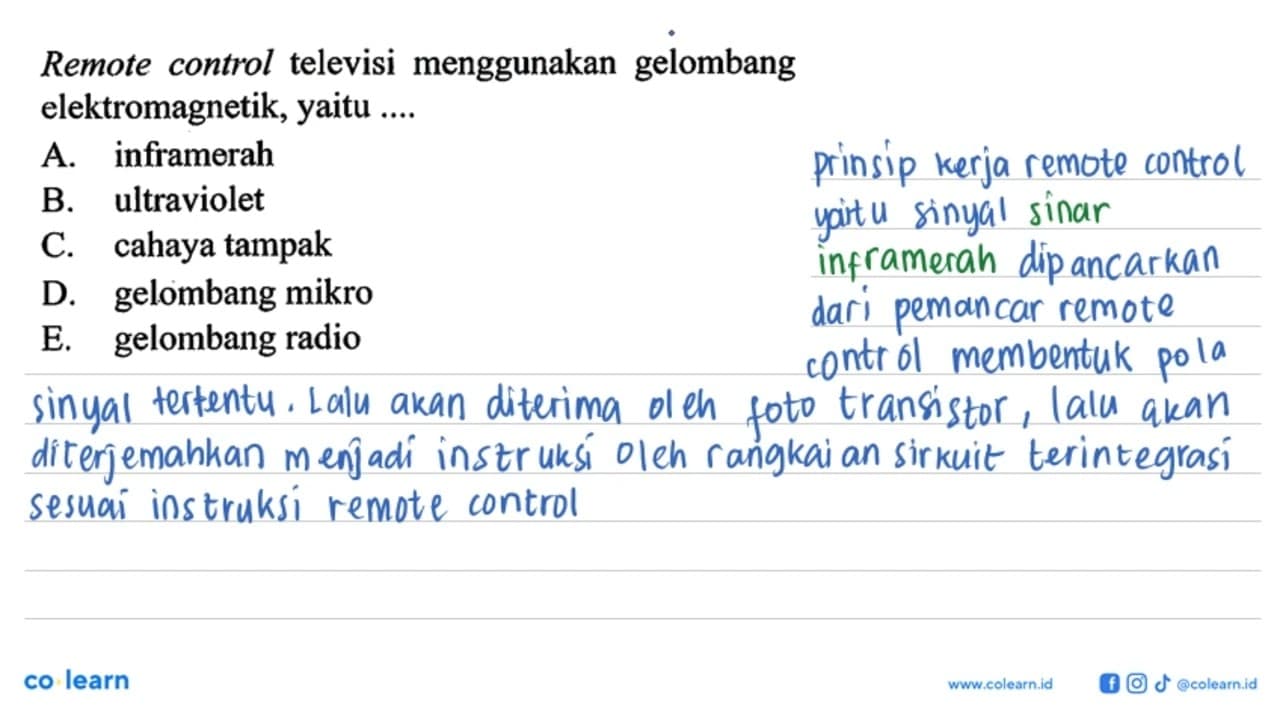 Remote control televisi menggunakan gelombang