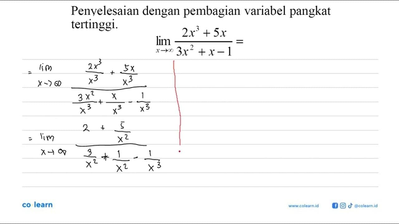 Penvelesaian dengan pembagian variabel pangkat