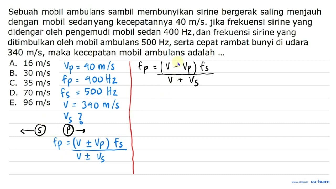 Sebuah mobil ambulans sambil membunyikan sirine bergerak