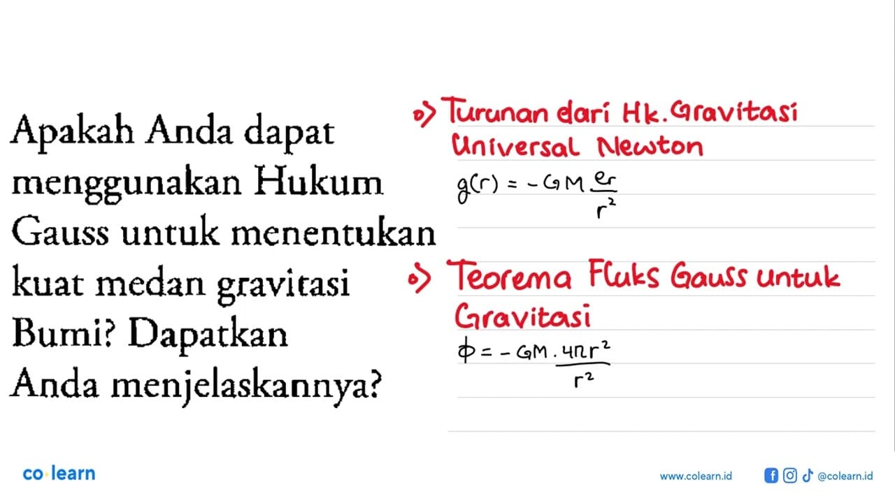 Apakah Anda dapat menggunakan Hukum Gauss untuk menentukan