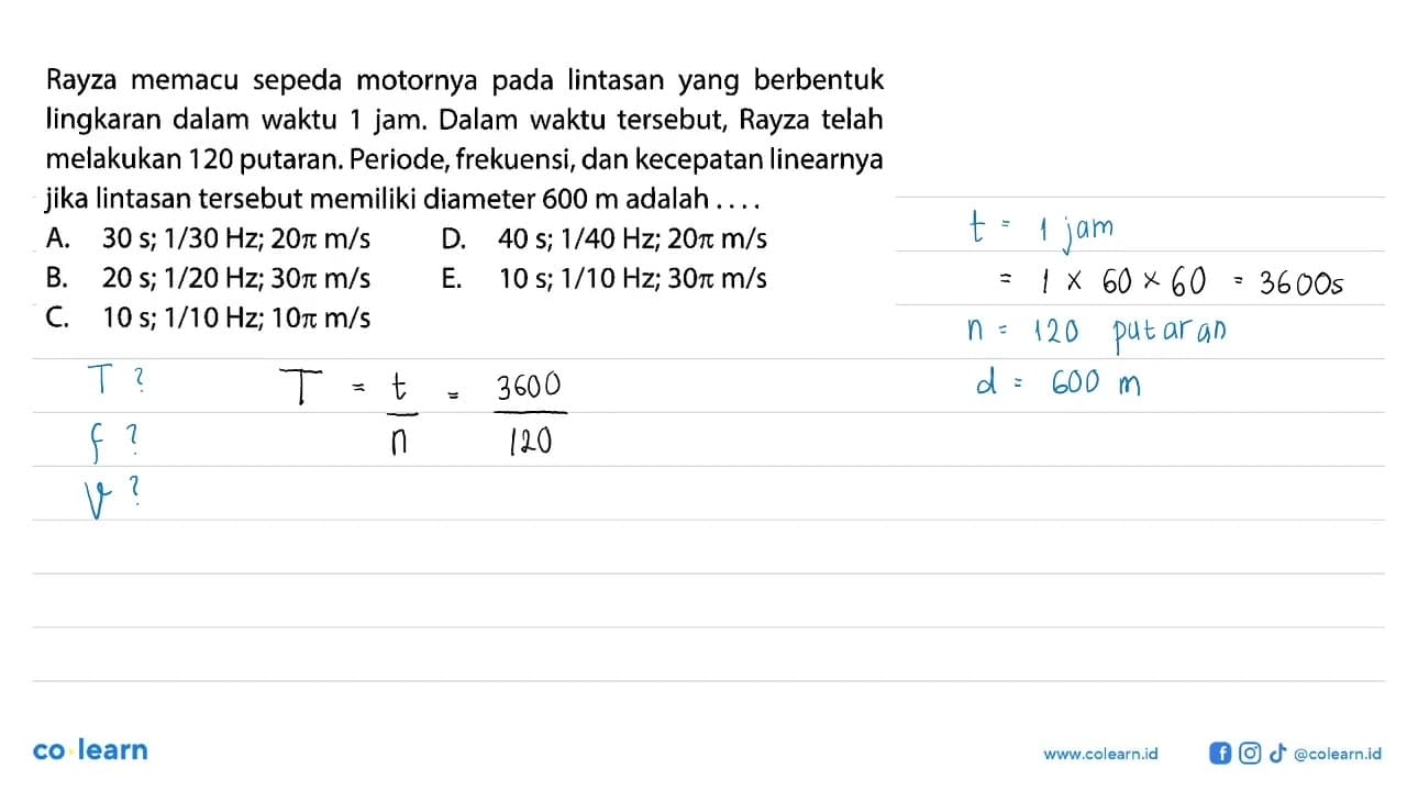 Rayza memacu sepeda motornya pada lintasan yang berbentuk