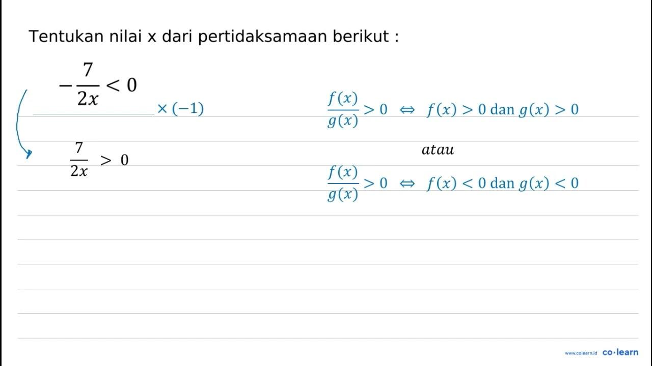 -(7)/(2 x)<0