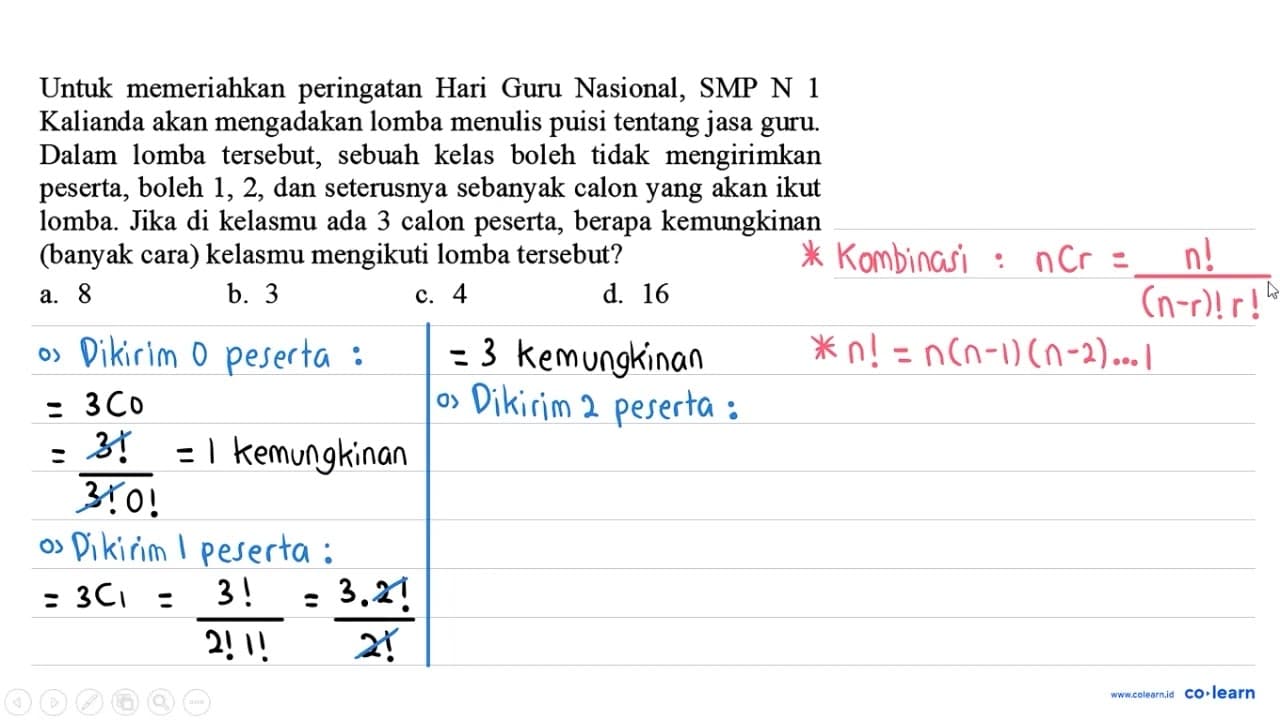 Untuk memeriahkan peringatan Hari Guru Nasional, SMP N 1