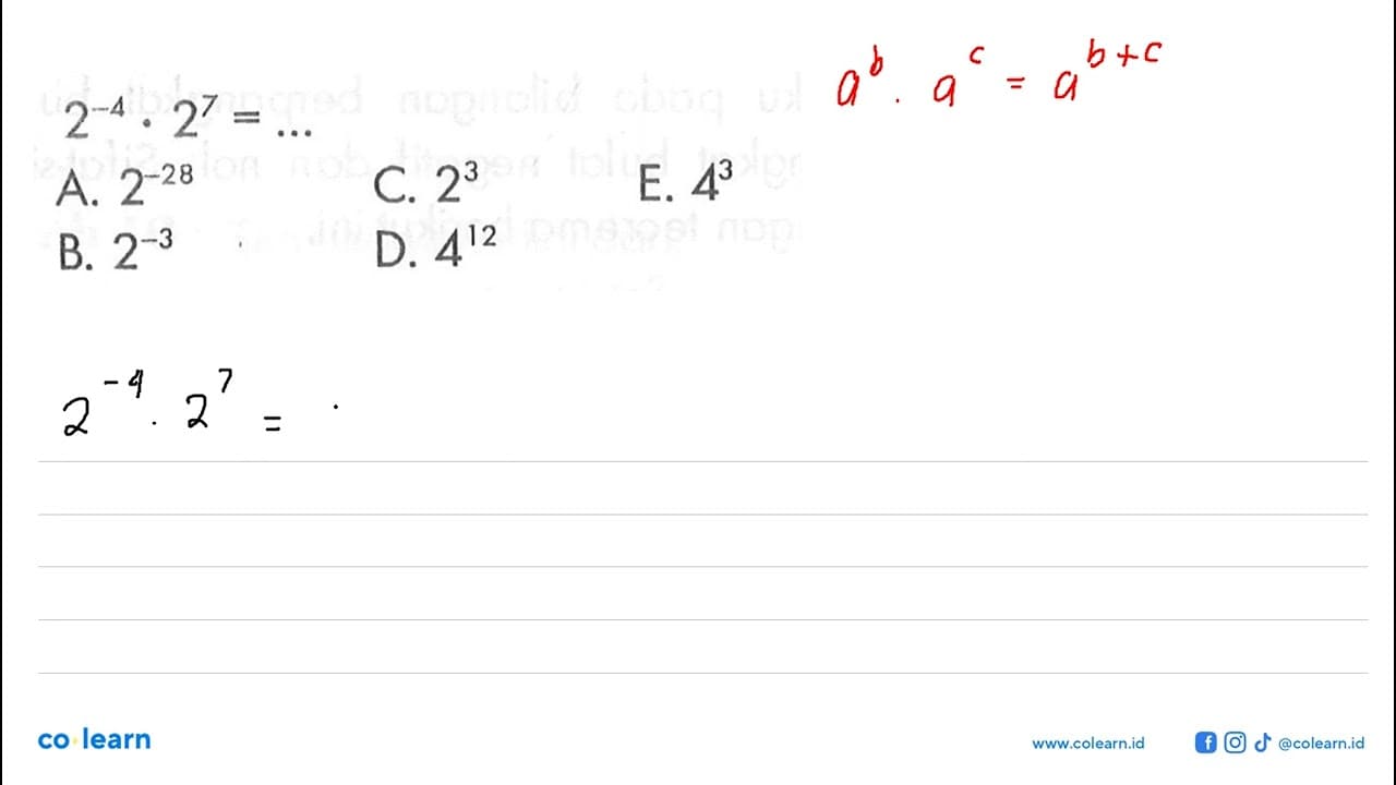 2^(-4).2^7= ...