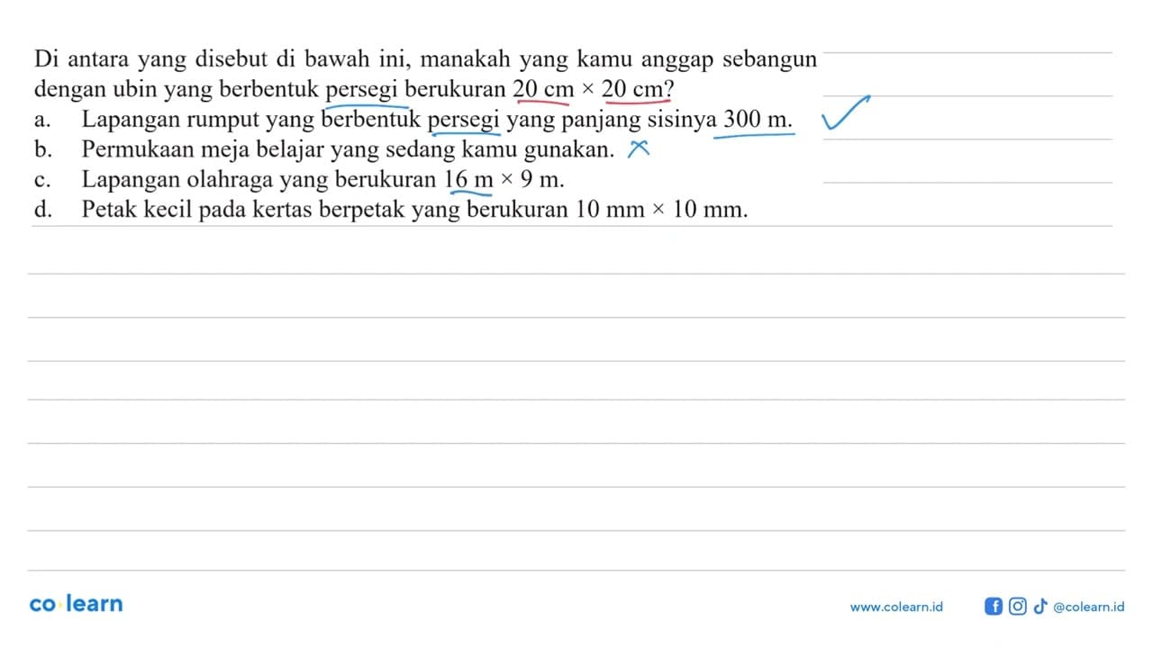 Di antara yang disebut di bawah ini, manakah yang kamu