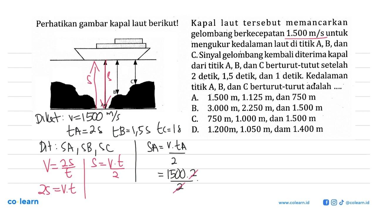 Perhatikan gambar kapal laut berikut! Kapal laut tersebut