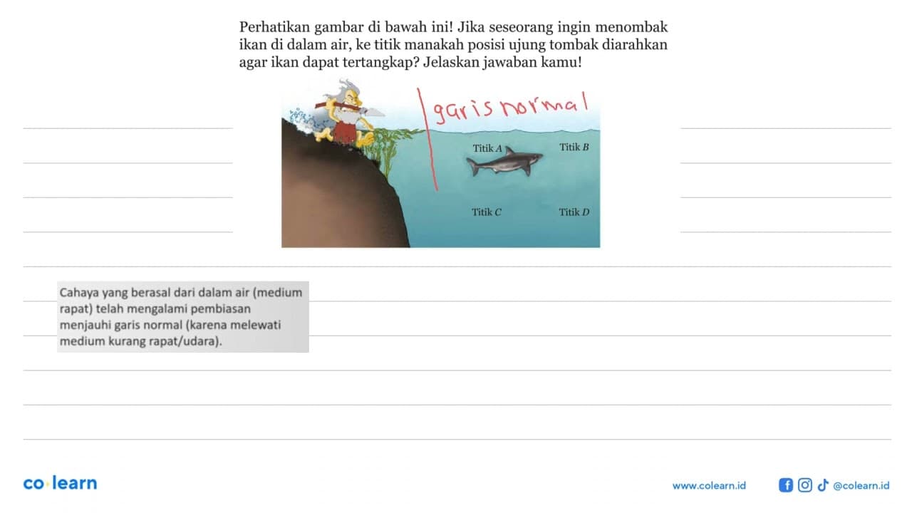 Perhatikan gambar di bawah ini! Jika seseorang ingin