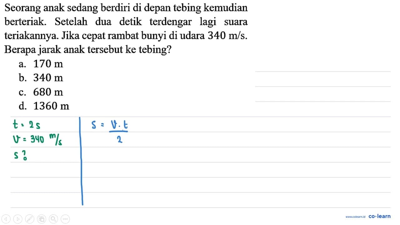 Seorang anak sedang berdiri di depan tebing kemudian