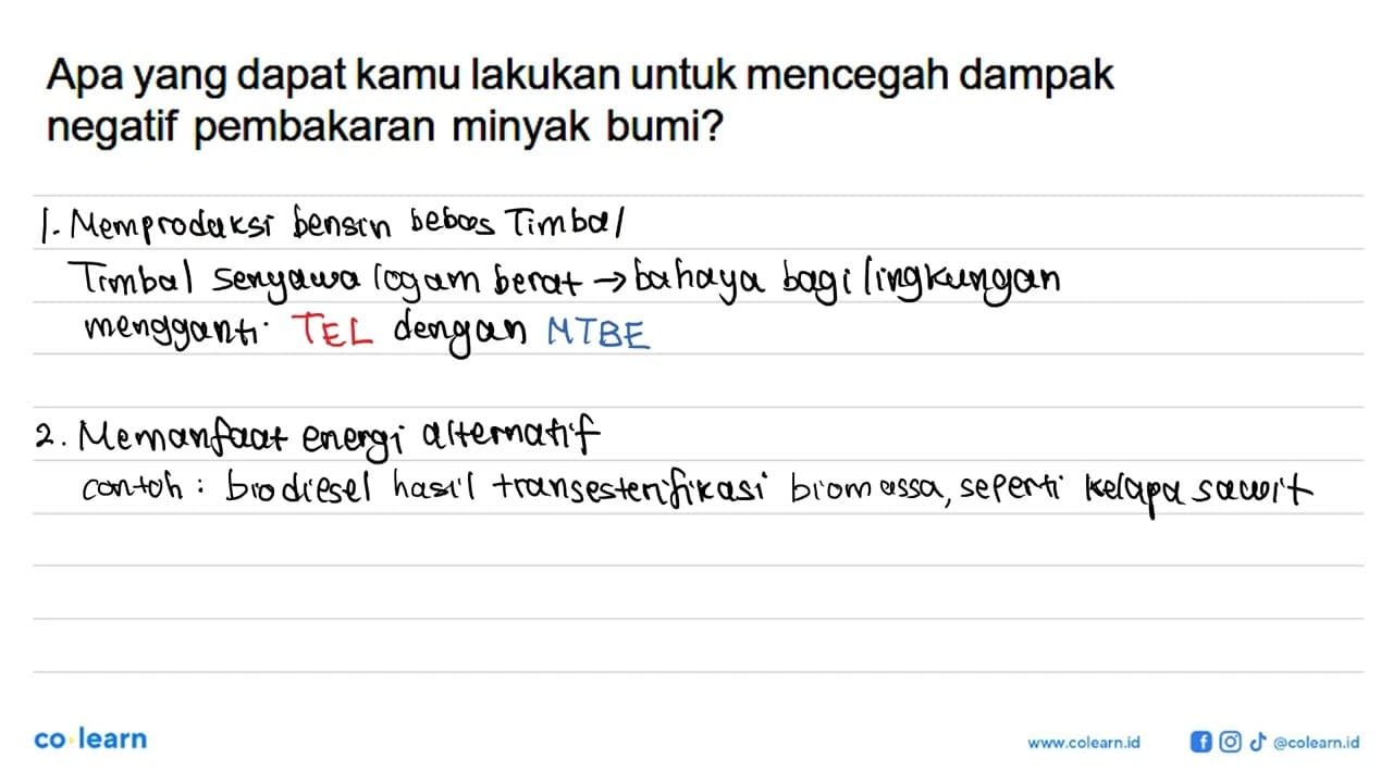 Apa yang dapat kamu lakukan untuk mencegah dampak negatif