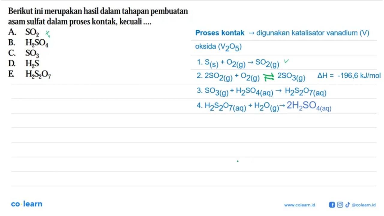 Berikut ini merupakan hasil dalam tahapan pembuatan asam