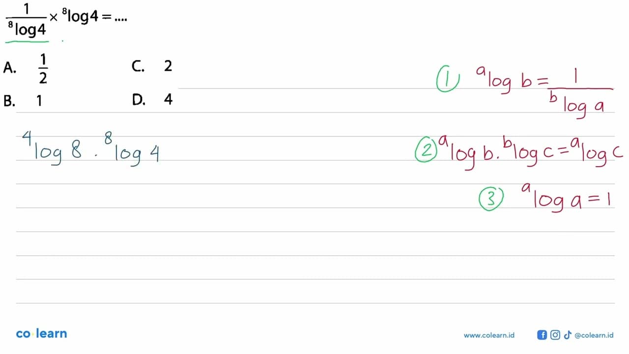 1/(8log4)x8log4=....