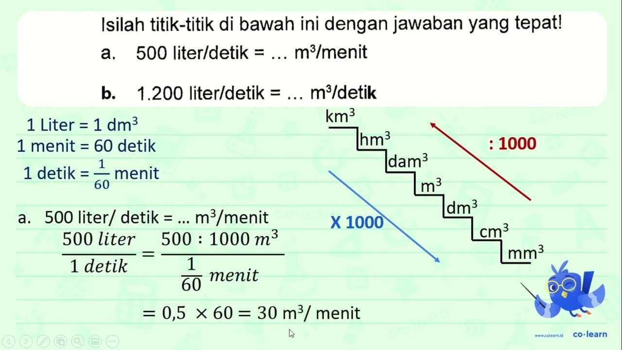 Isilah titik-titik di bawah ini dengan jawaban yang tepat!