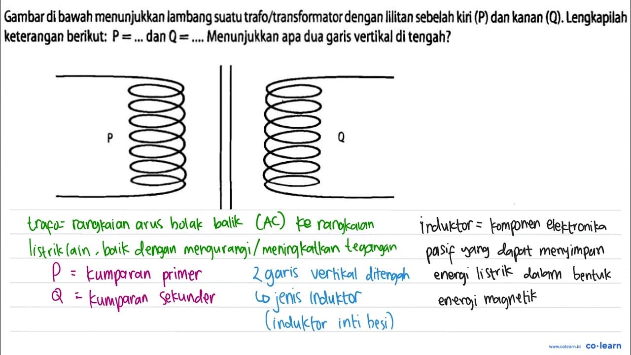 Gambar di bawah menunjukkan lambang suatu
