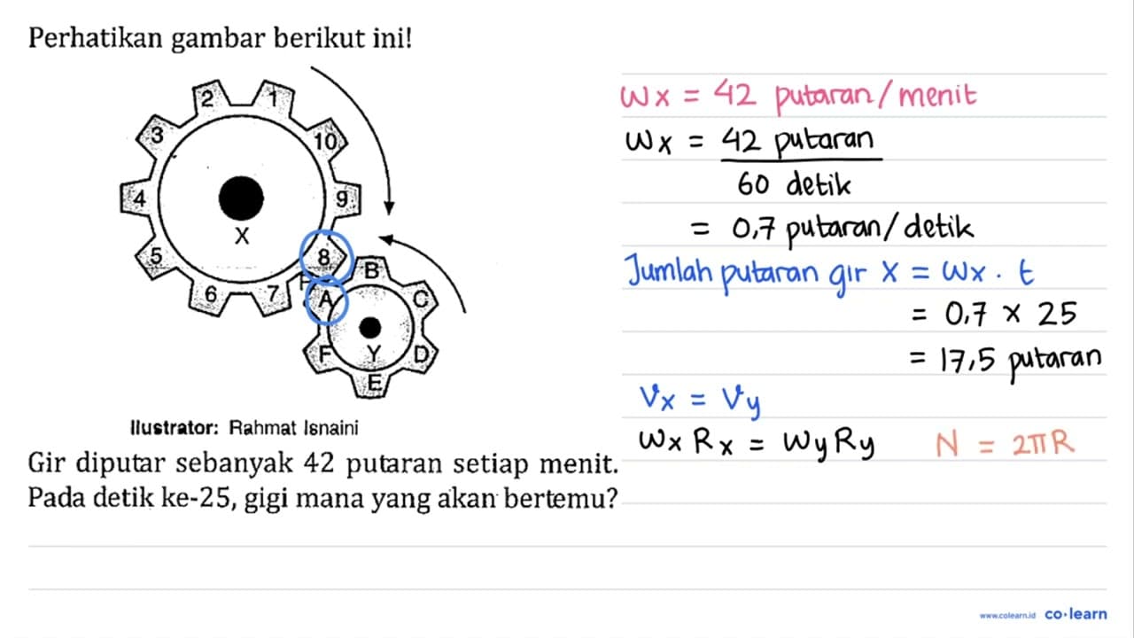 Perhatikan gambar berikut ini! 1 2 3 4 5 6 7 8 9 10 X A B C