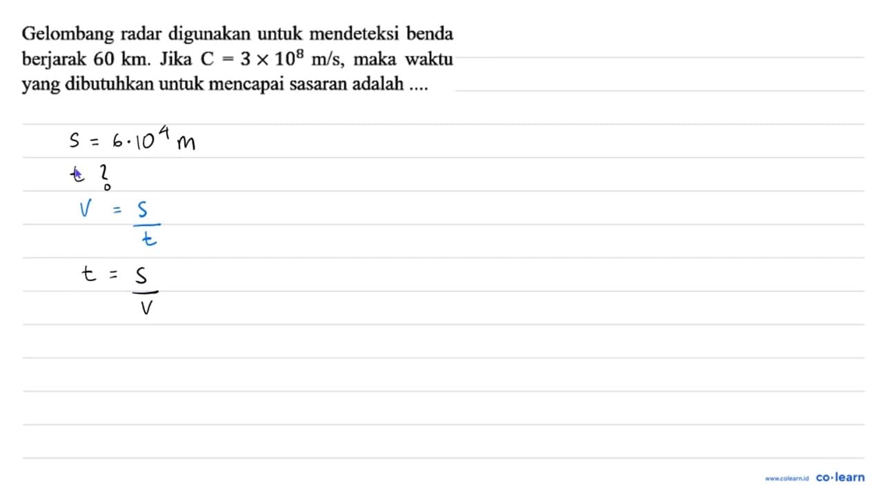 Gelombang radar digunakan untuk mendeteksi benda berjarak