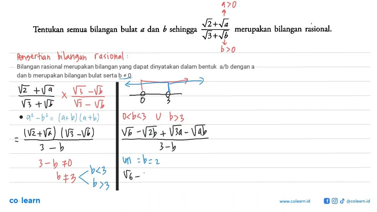 Tentukan semua bilangan bulat a dan b sehingga