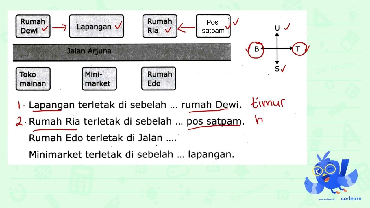 Rumah Dewi Lapangan Rumah Ria Rumah Satpam Jalan Arjuna