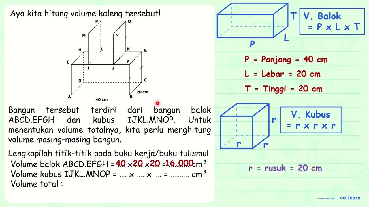 Ayo kita hitung volume kaleng tersebut! Bangun tersebut