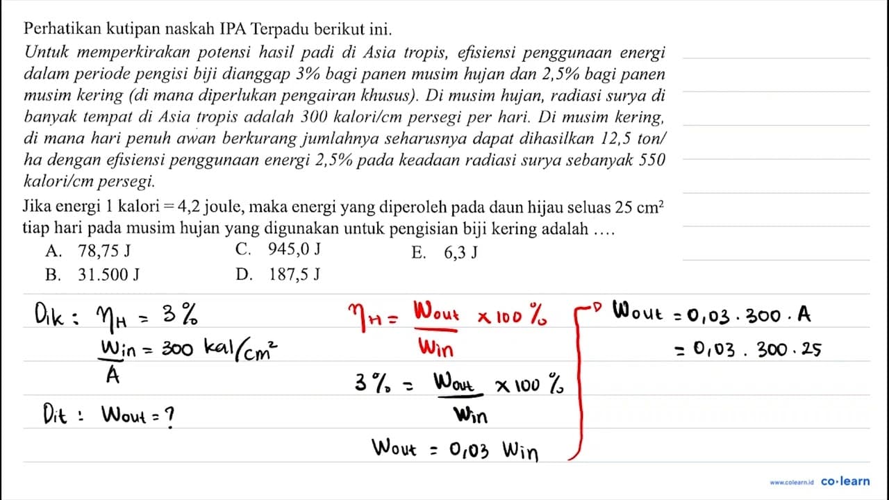 Perhatikan kutipan naskah IPA Terpadu berikut ini. Untuk