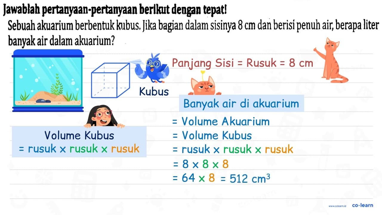 Jawablah pertanyaan-pertanyaan berlkut dengan tepat! Sebuah