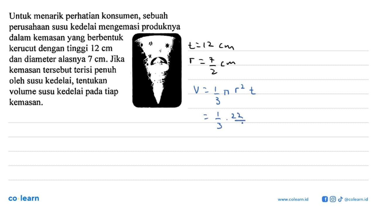 Untuk menarik perhatian konsumen, sebuah perusahaan susu