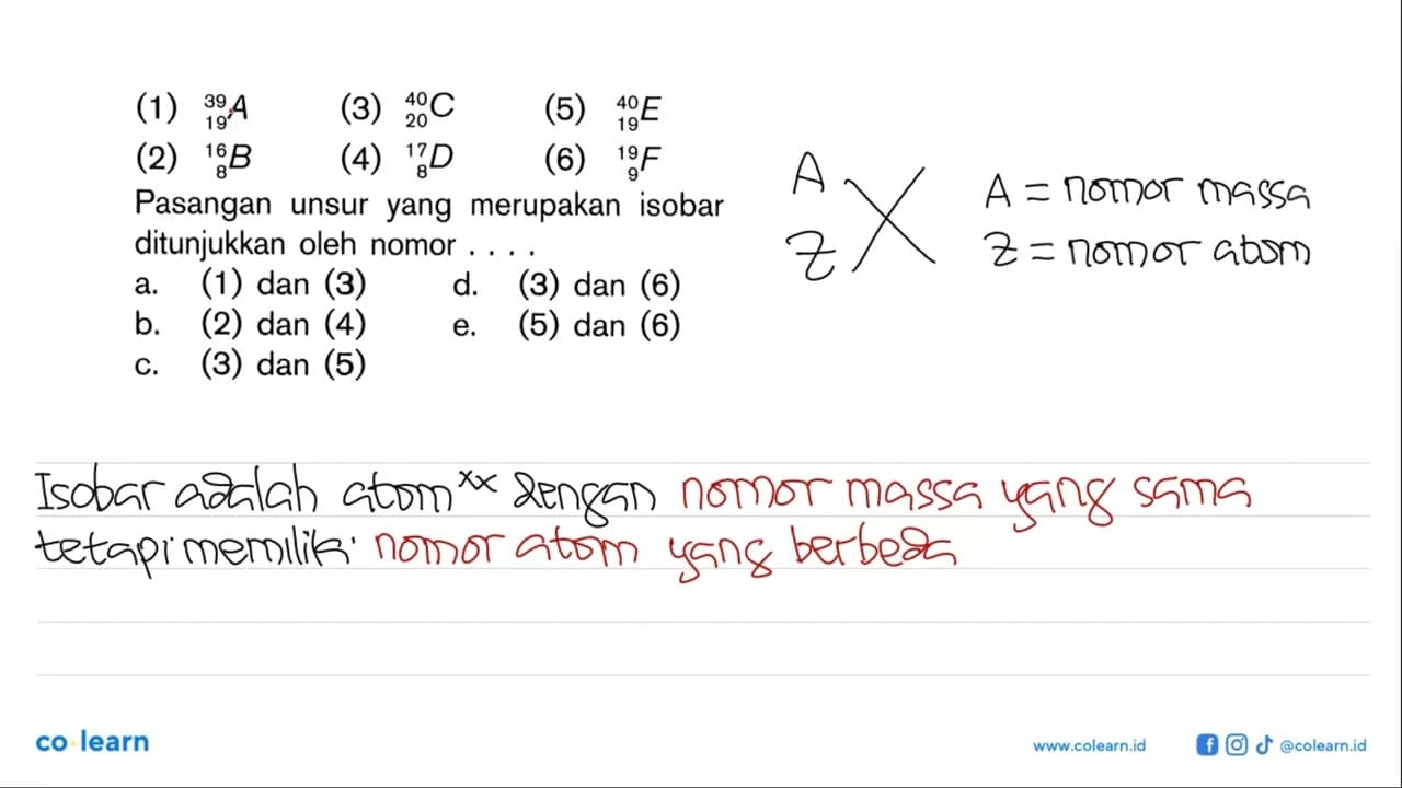 (1) 39 19 A (3) 40 20 C (5) 40 19 E (2) 16 8 B (4) 17 8 D