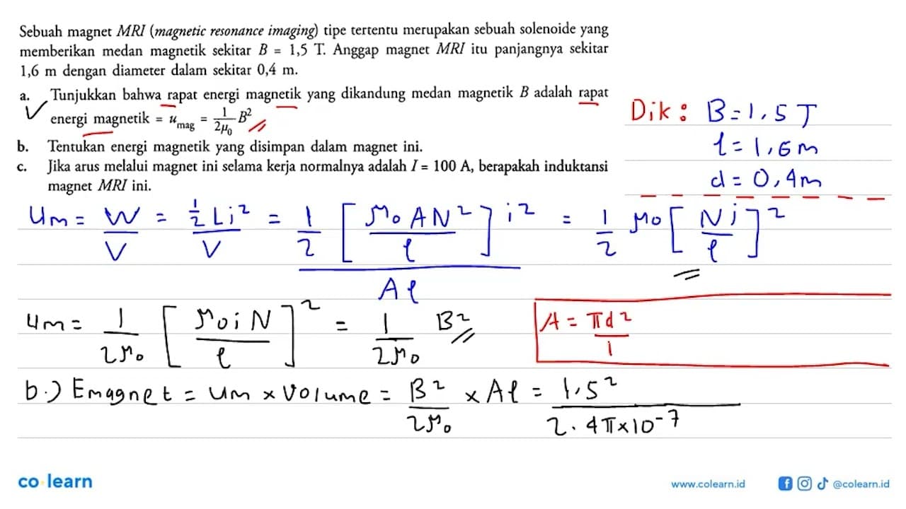 Sebuah magnet MRI (magnetic resonance imaging) tipe