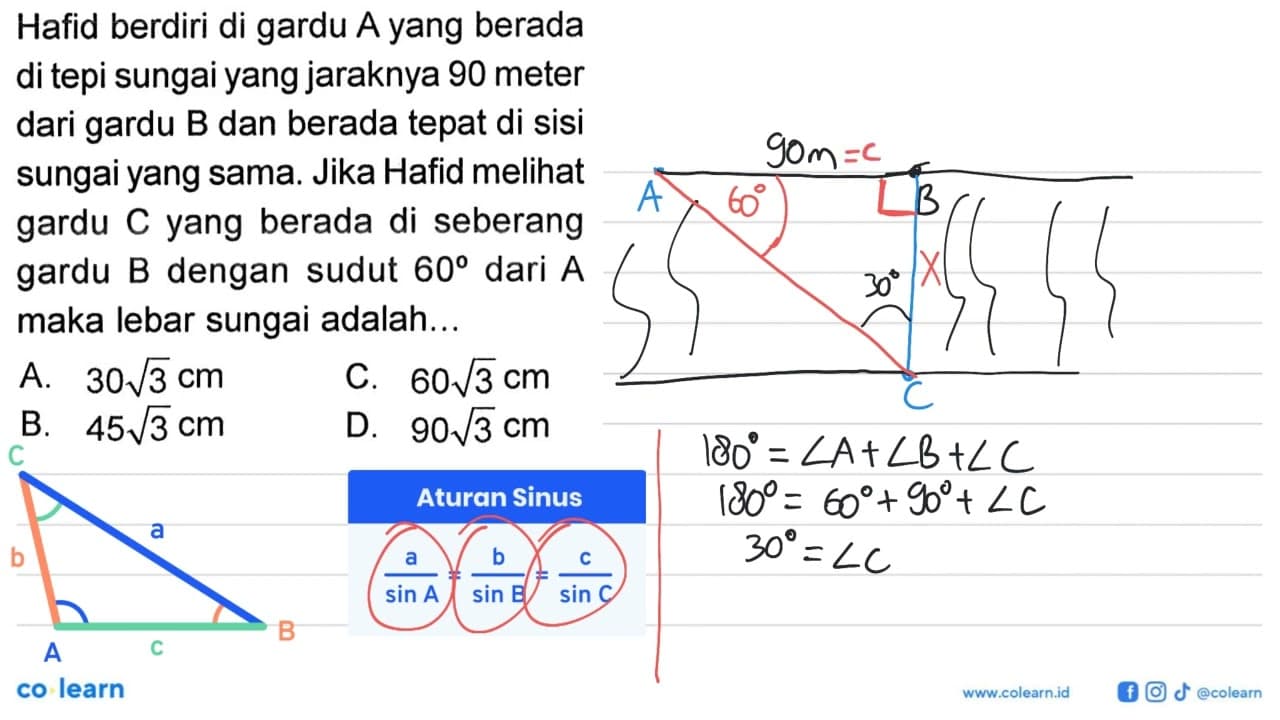 Hafid berdiri di gardu A yang berada di tepi sungai yang