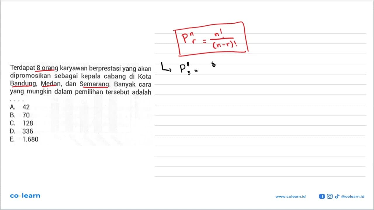 Terdapat 8 orang karyawan berprestasi yang akan