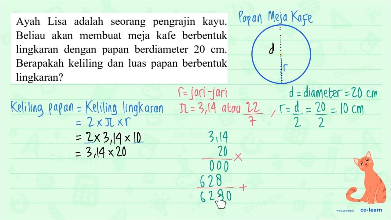 Ayah Lisa adalah seorang pengrajin kayu. Beliau akan