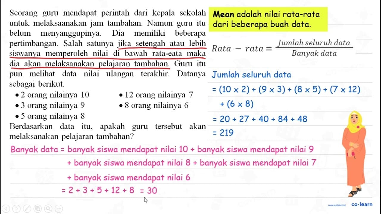 Seorang guru mendapat perintah dari kepala sekolah untuk