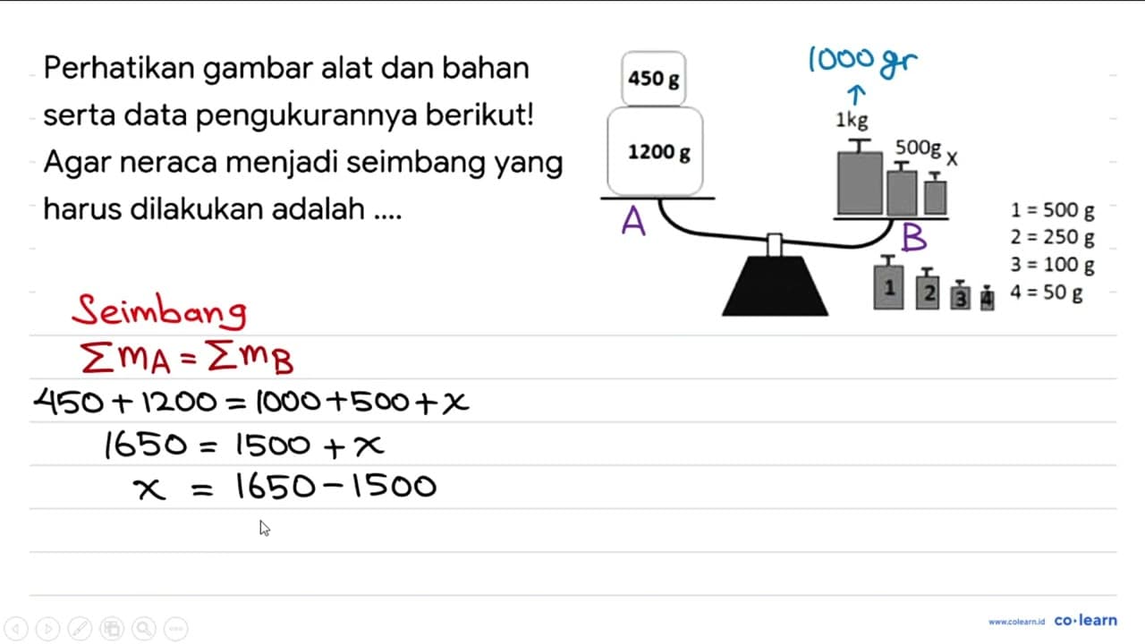 Perhatikan gambar alat dan bahan serta data pengukurannya