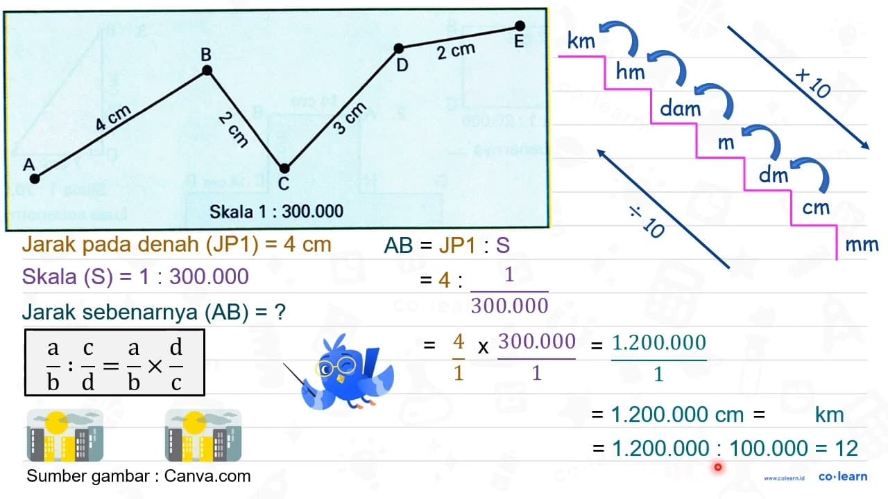 Pilihan Jawaban 40 m, 20 m, 120 m, 800 m^(2), 500 m, 20 m,