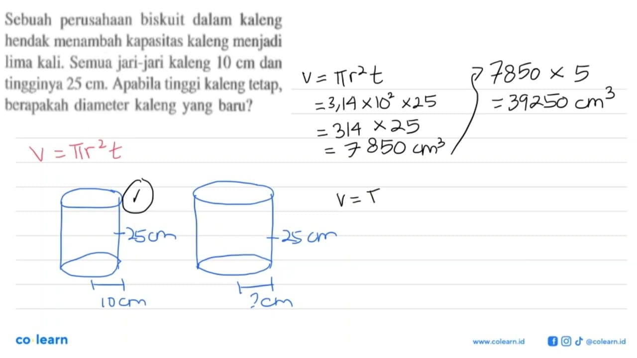 Sebuah perusahaan biskuit dalam kaleng hendak menambah