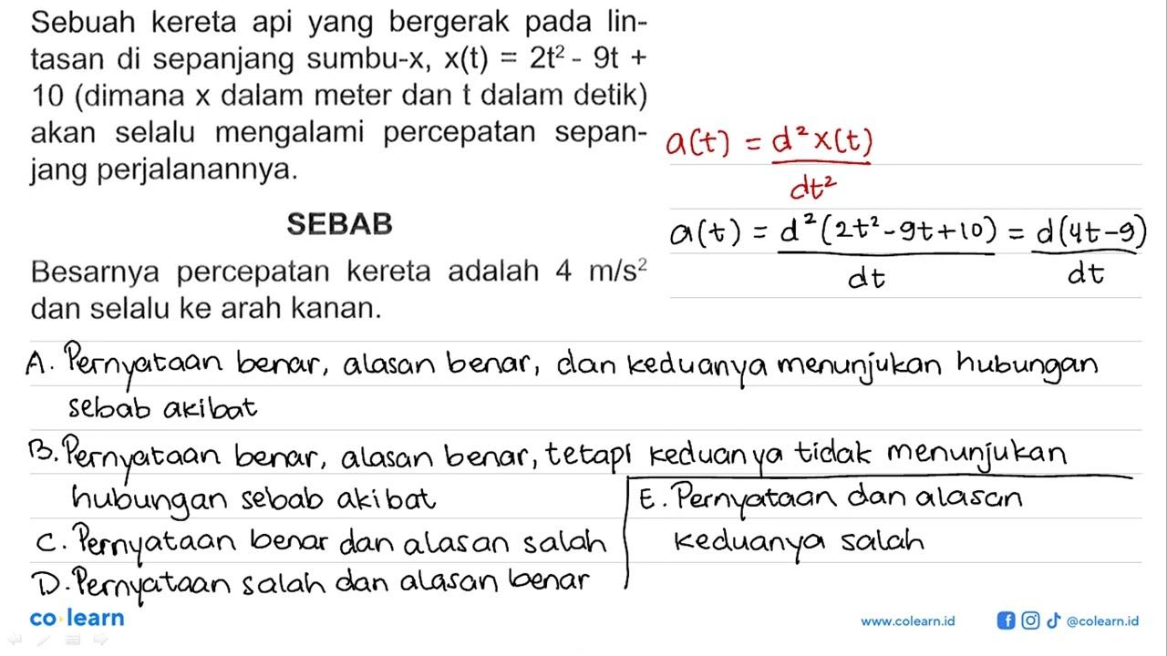 Sebuah kereta api yang bergerak pada Iin- tasan di