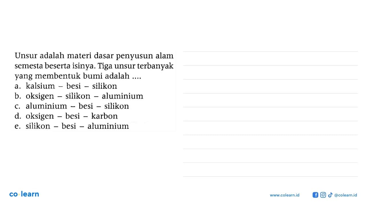 Unsur adalah materi dasar penyusun alam semesta beserta