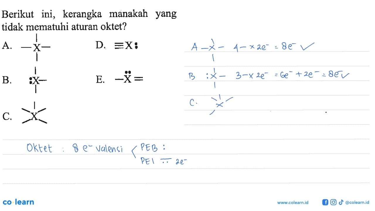 Berikut ini, kerangka manakah yang tidak mematuhi aturan