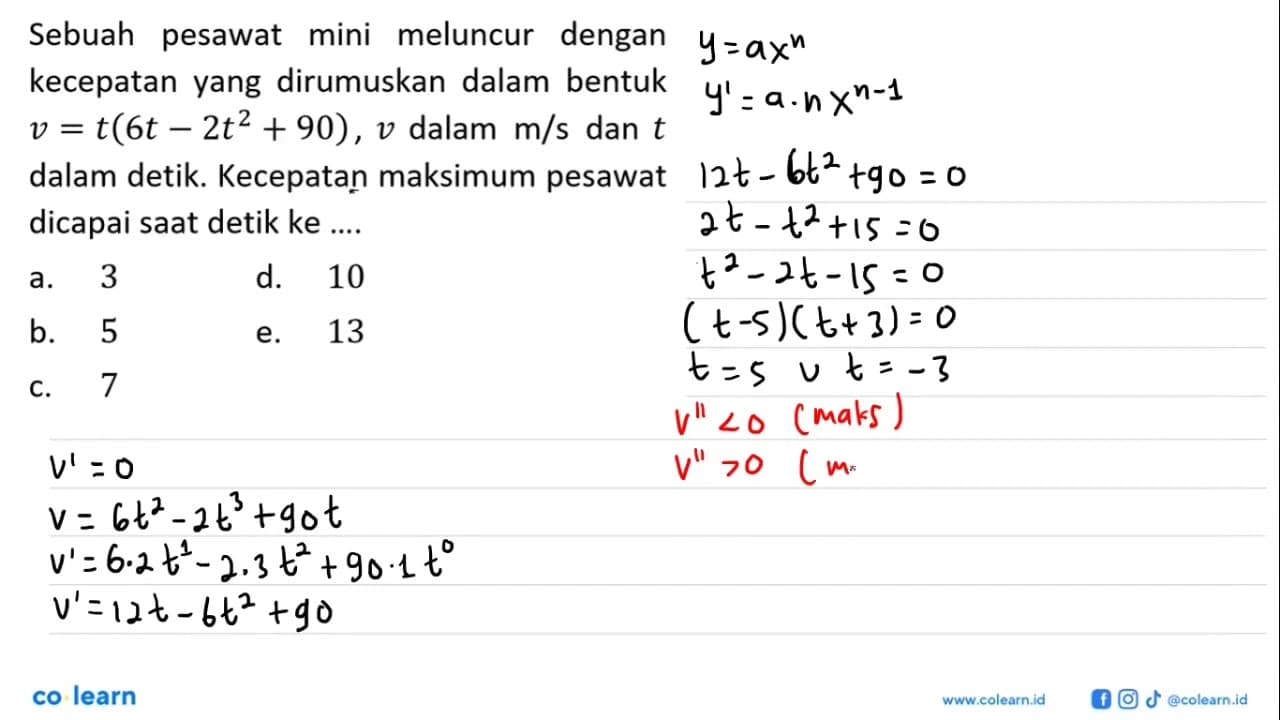 Sebuah pesawat mini meluncur dengan kecepatan yang