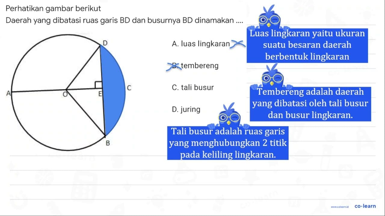 Perhatikan gambar berikut Daerah yang dibatasi ruas garis