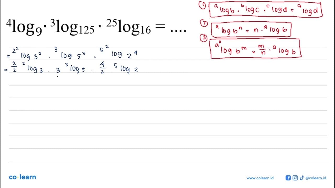 4log9.3log125.25log16=....