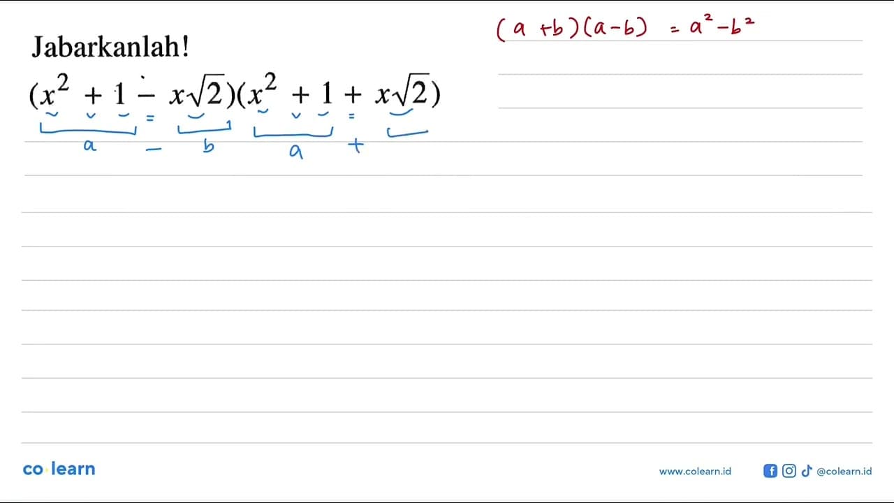 Jabarkanlah! (x^2 + 1 + xakar(2))(x^2 + 1 + xakar(2))